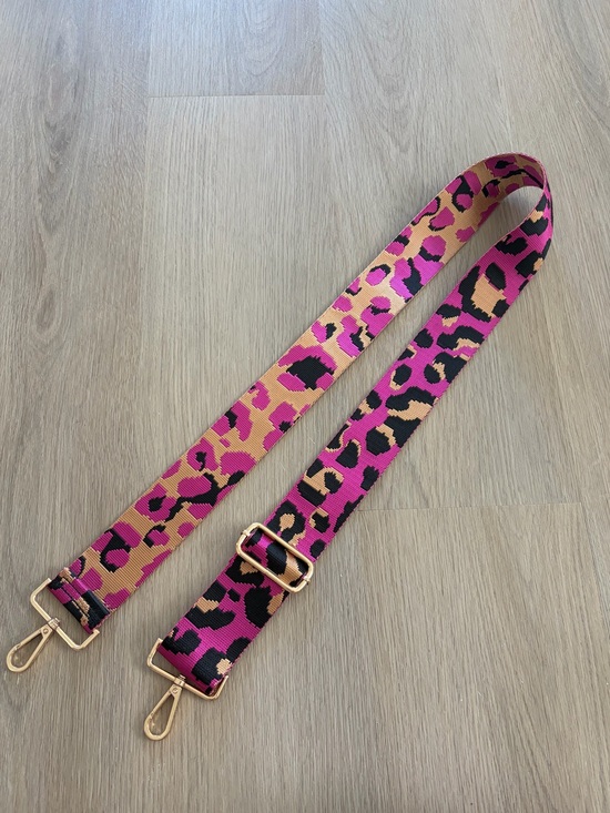 Ahdorned Handbags - Ah Dorned Pink Leopard Crossbody Bag Strap